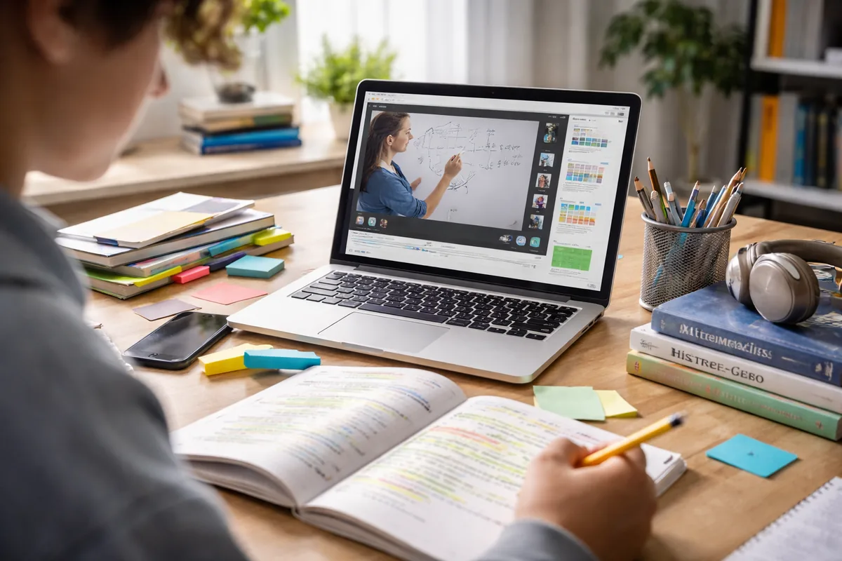 Comment réviser efficacement pour le Bac et le Brevet avec des ressources en ligne
