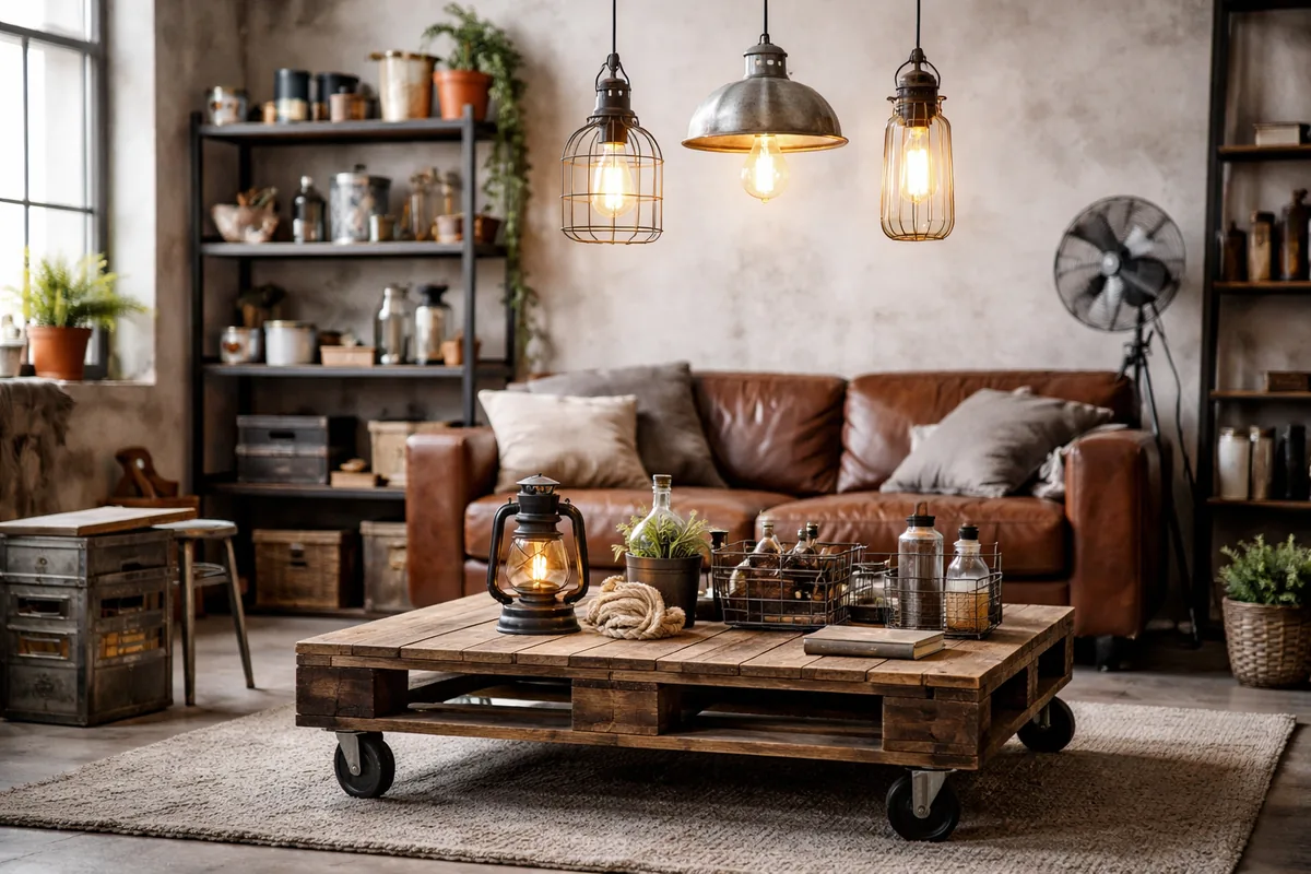 Comment créer une déco industrielle avec des objets du quotidien
