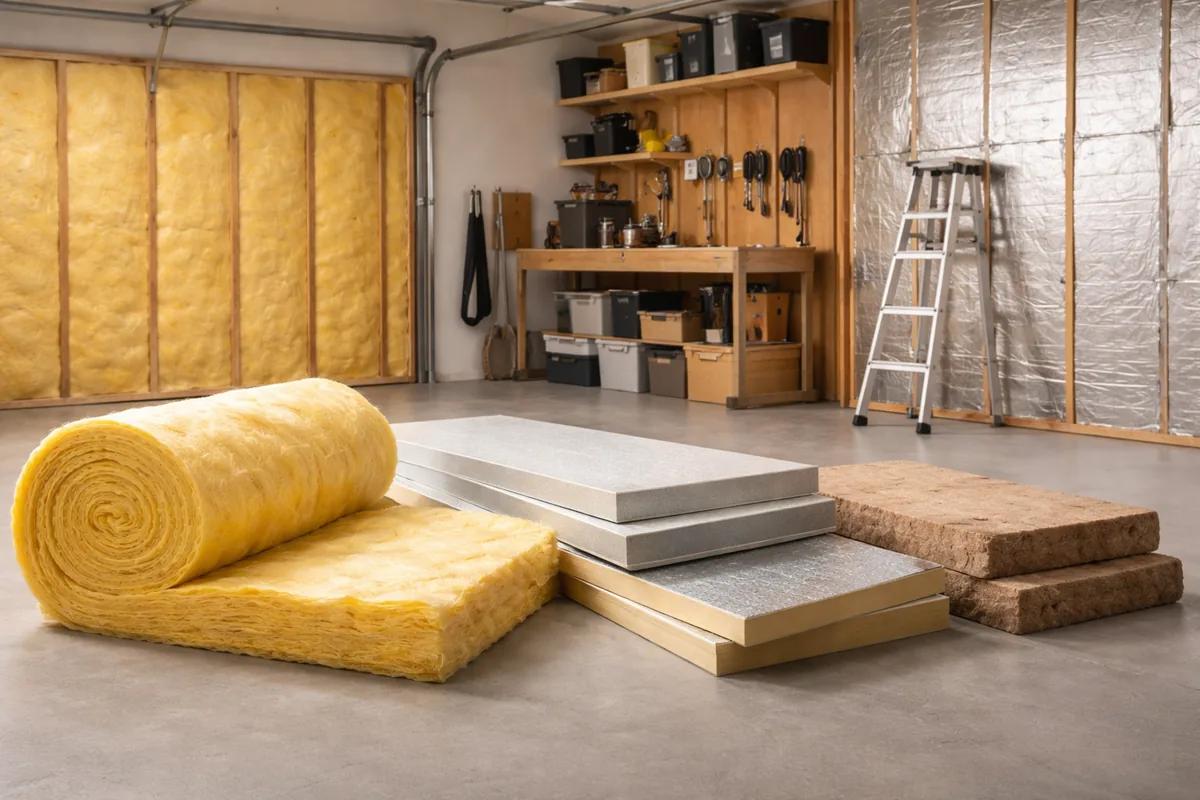 Comment choisir le bon matériau pour l'isolation de son garage
