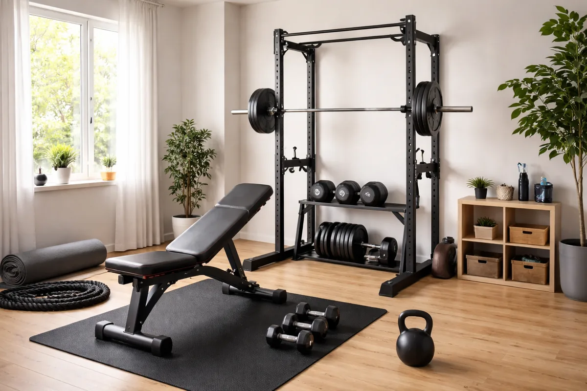 Comment choisir le matériel de musculation pour un home gym dans un petit espace